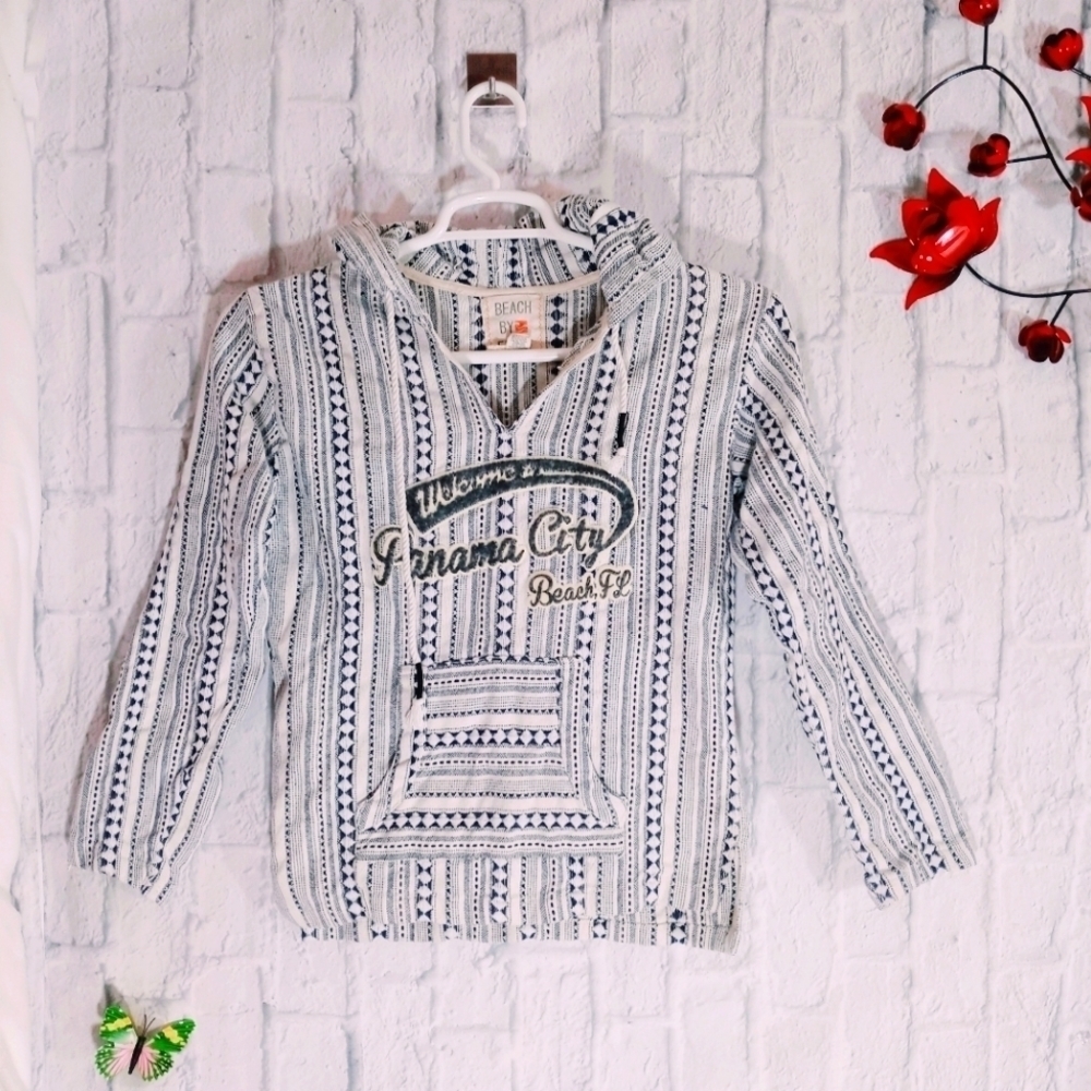 Beach By Exist Women's S Aztec‎ Pullover Hoodie Beach Preppy